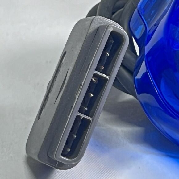 PlayStation Mad Catz Video Game Digital Controller Transparent Blue 8002 Used - Picture 7 of 7